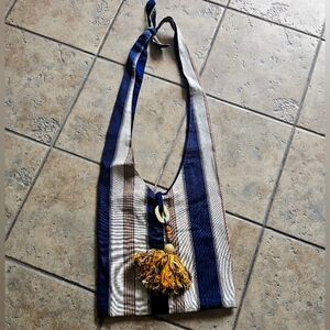 ITALIAN Boho Reversible Crossbody Bag - Beach TRAVEL